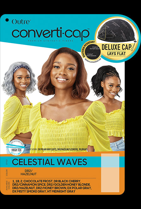 Outre Synthetic Converti-Cap Wig Celestial Waves - Elevate Styles