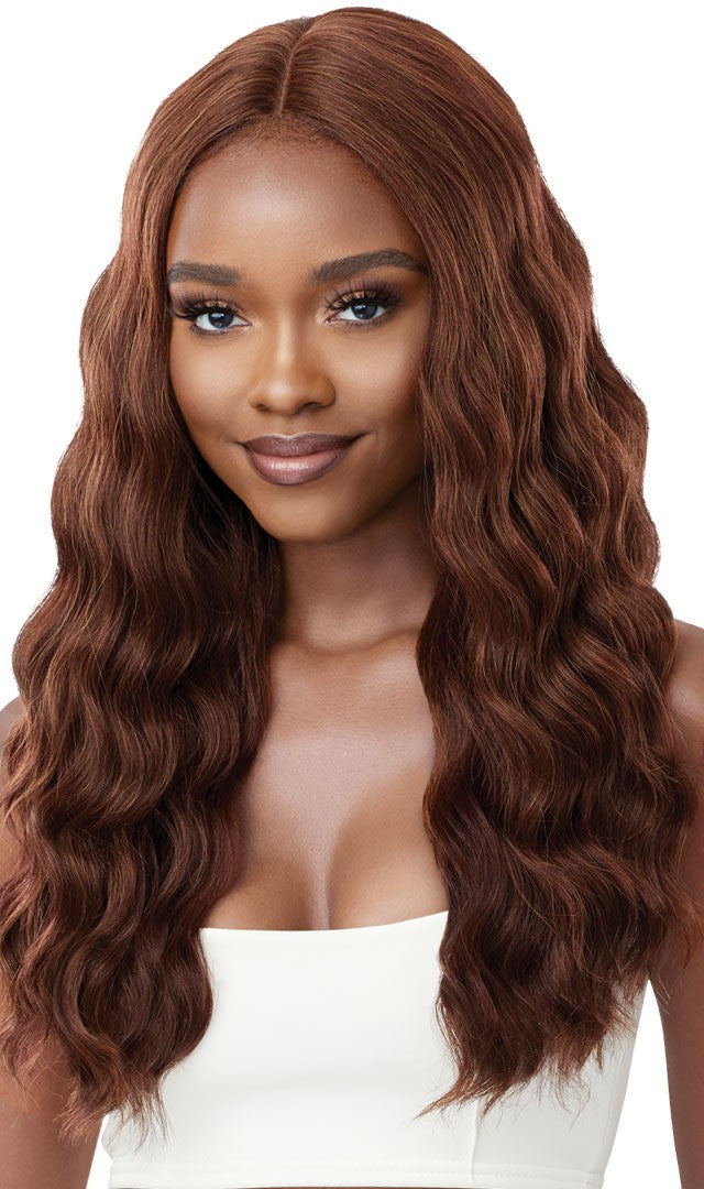 Outre Synthetic Pre-Plucked HD Transparent Lace Front Wig Kitana HT - Elevate Styles
