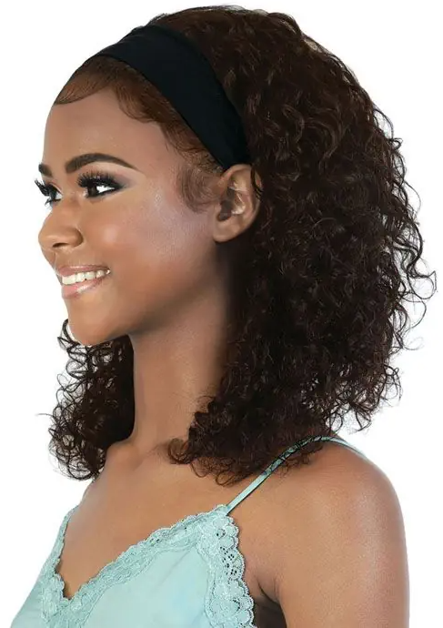Motown Tress 100% Persian Virgin Remy Human Hair Headband Wig - HPR.BAND88 - Elevate Styles