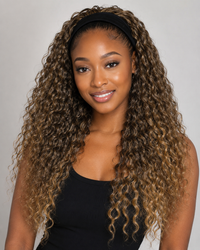 Thumbnail for Mane Concept Brown Sugar Switch Up 06 Headband Wig with Detachable Bang BSSU106