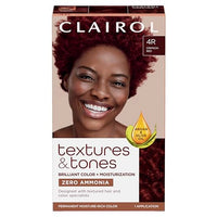 Thumbnail for Clairol Textures & Tones Permanent Hair Color 4R Crimson Red – Zero Ammonia - Elevate Styles