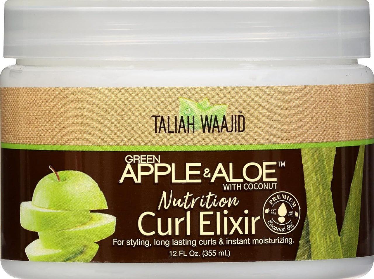 Taliah Waajid Green Apple & Aloe Nutrition Curl Elixir – 12 fl oz - Elevate Styles