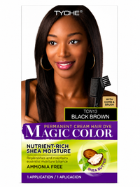 Thumbnail for Tyche Magic Color Permanent Cream Hair Dye Black Brown TCW13