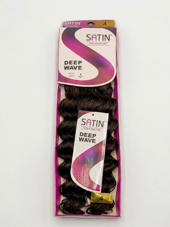 Satin™ 100% Human Hair - Deep Wave (12") - Elevate Styles