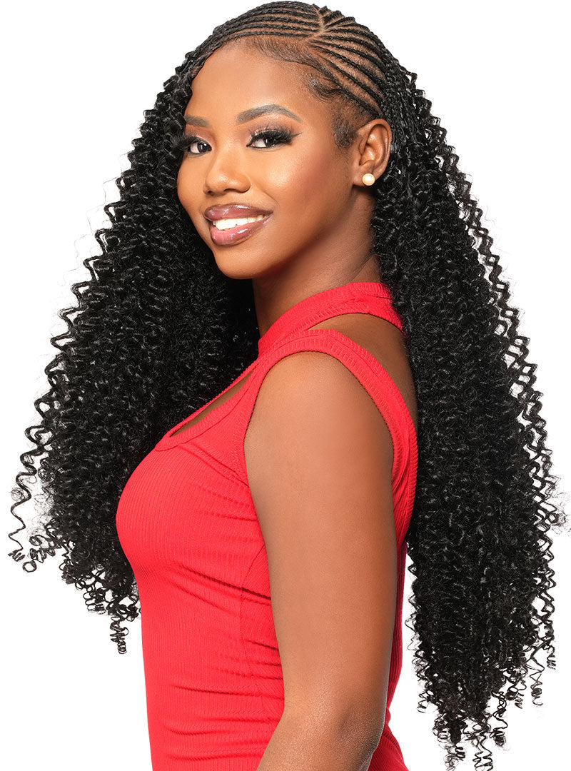 Beauty Elements Dominican Feather Line Invisible Crochet Hair – Burmese 4A 14"