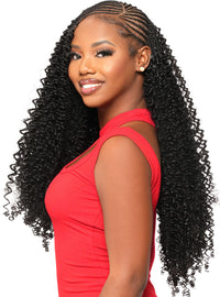 Thumbnail for Beauty Elements Dominican Feather Line Invisible Crochet Hair – Burmese 4A 14