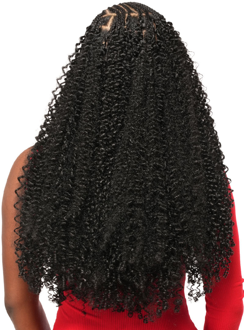 Beauty Elements Dominican Feather Line Invisible Crochet Hair – Burmese 4A 18"
