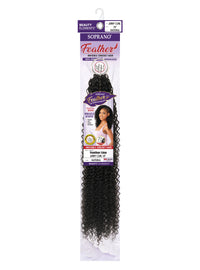 Thumbnail for Soprano Feather 100% Unprocessed Virgin Human Hair Invisible Crochet – Jerry Curl 18