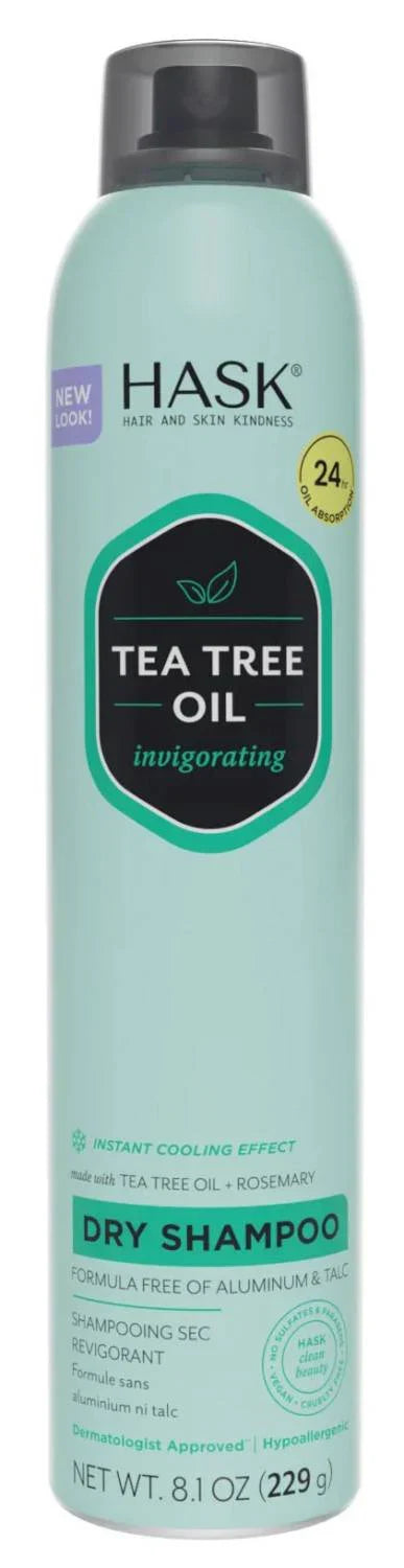 HASK Tea Tree Oil Invigorating Dry Shampoo 8.1oz - Elevate Styles