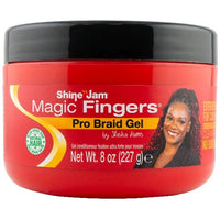 Thumbnail for Shine n Jam Magic Fingers Pro Braid Gel 8 oz - Elevate Styles