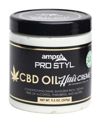 Thumbnail for Ampro Pro Styl CBD Oil Hair Creme - Deep Conditioning & Shine 9.5 Oz - Elevate Styles