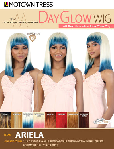 Motown Tress Day Glow Wig Ariela - Elevate Styles
