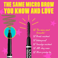 Thumbnail for NYX Professional Makeup Micro Brow Pencil - Black