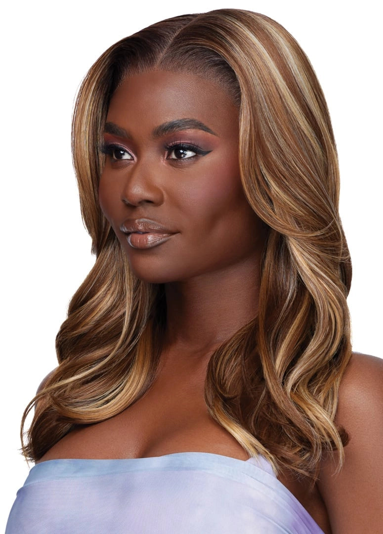 Drst Outre Airtied Human Hair Blend Vanish HD+ Lace Front Wig HHB-Loose Bod ...