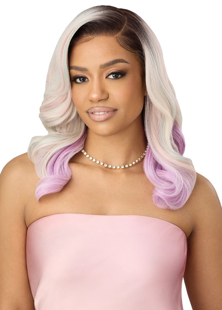 Outre Airtied Human Hair Blend Vanish HD+ Lace Front Wig HHB-Soft Curls 18 QLHBFHSC18 - Elevate Styles