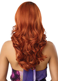 Thumbnail for Outre Airtied Human Hair Blend 360 FlexiLace Wig HHB Loose Barrel Curls 20