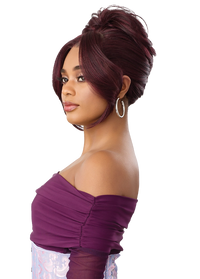 Thumbnail for Outre Airtied Human Hair Blend 360 FlexiLace Wig HHB Silk Press 24