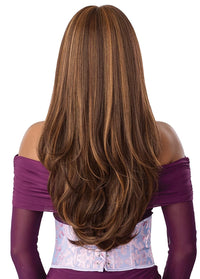 Thumbnail for Outre Airtied Human Hair Blend 360 FlexiLace Wig HHB Silk Press 24