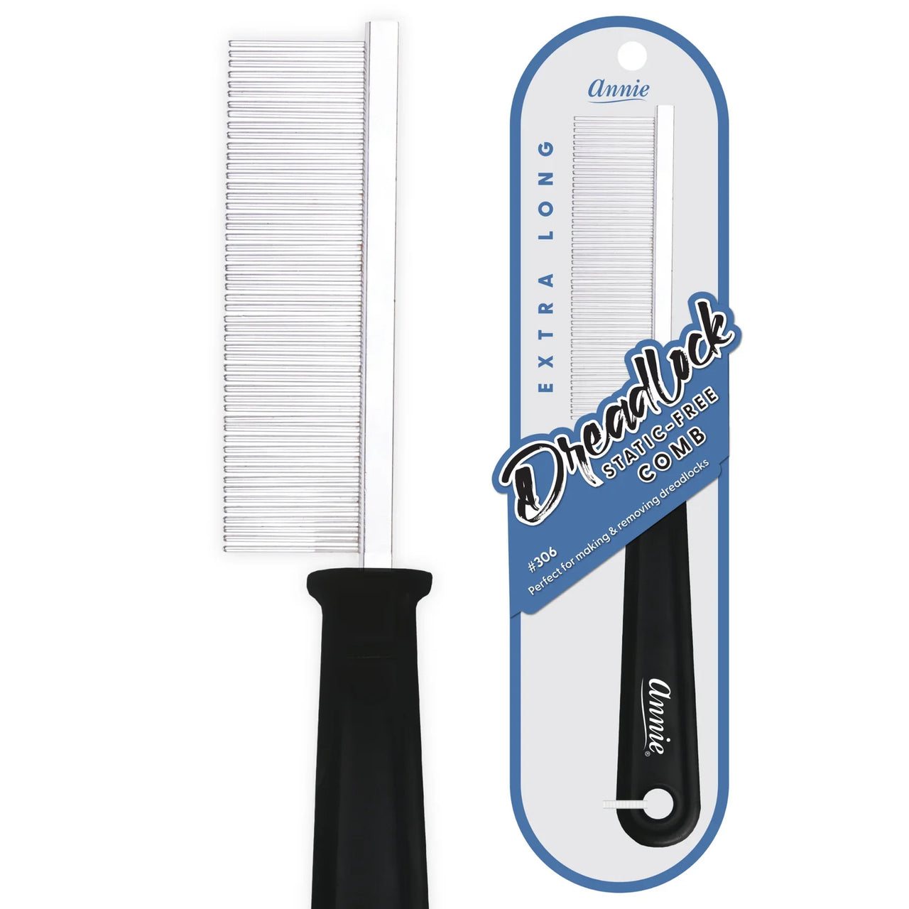 Annie Extra Long Dreadlock Comb – Static Free 306 - Elevate Styles