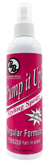 Thumbnail for Bronner Bros Pump It Up Styling Spritz Regular Formula 8 Oz - Elevate Styles