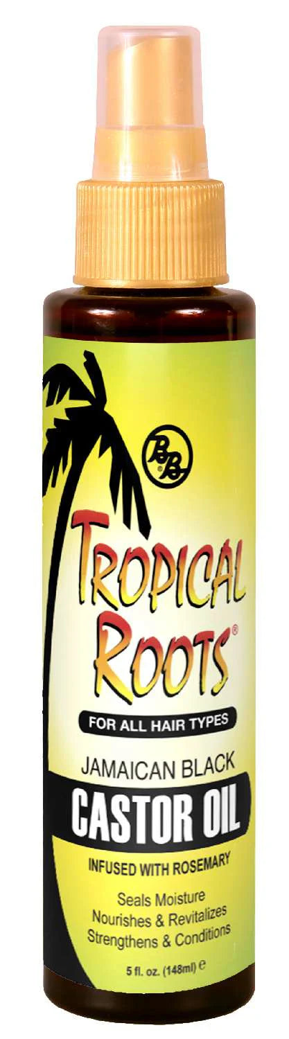 Tropical Roots Jamaican Black Castor Oil with Rosemary 5 Oz - Elevate Styles