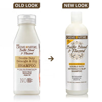 Thumbnail for Creme of Nature Butter Blend & Flaxseed Double Duty Detangle & Slip Shampoo
