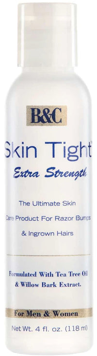 Thumbnail for B&C Skin Tight Extra Strength Razor Bump & Ingrown Hair Treatment with Tea Tree Oil & Willow Bark Extract – 4 oz