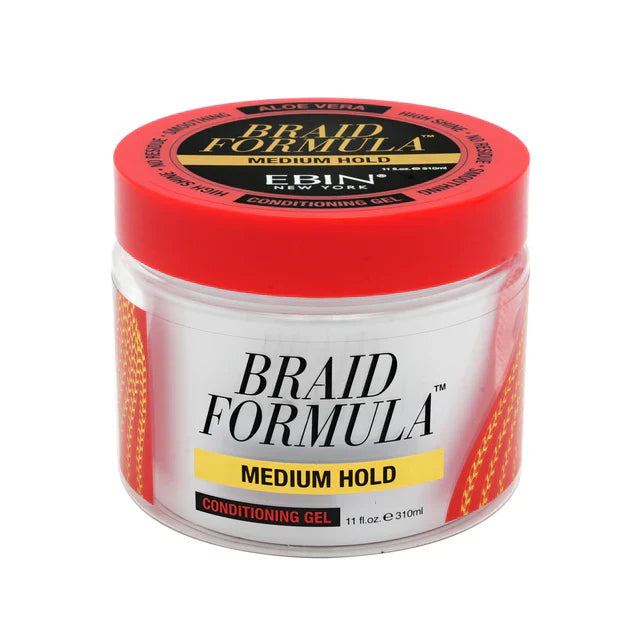 Ebin New York Braid Formula Conditioning Gel – Medium Hold, 11 oz - Elevate Styles