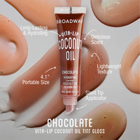 Thumbnail for Broadway Vita-Lip Coconut Oil Tint Gloss – Chocolate