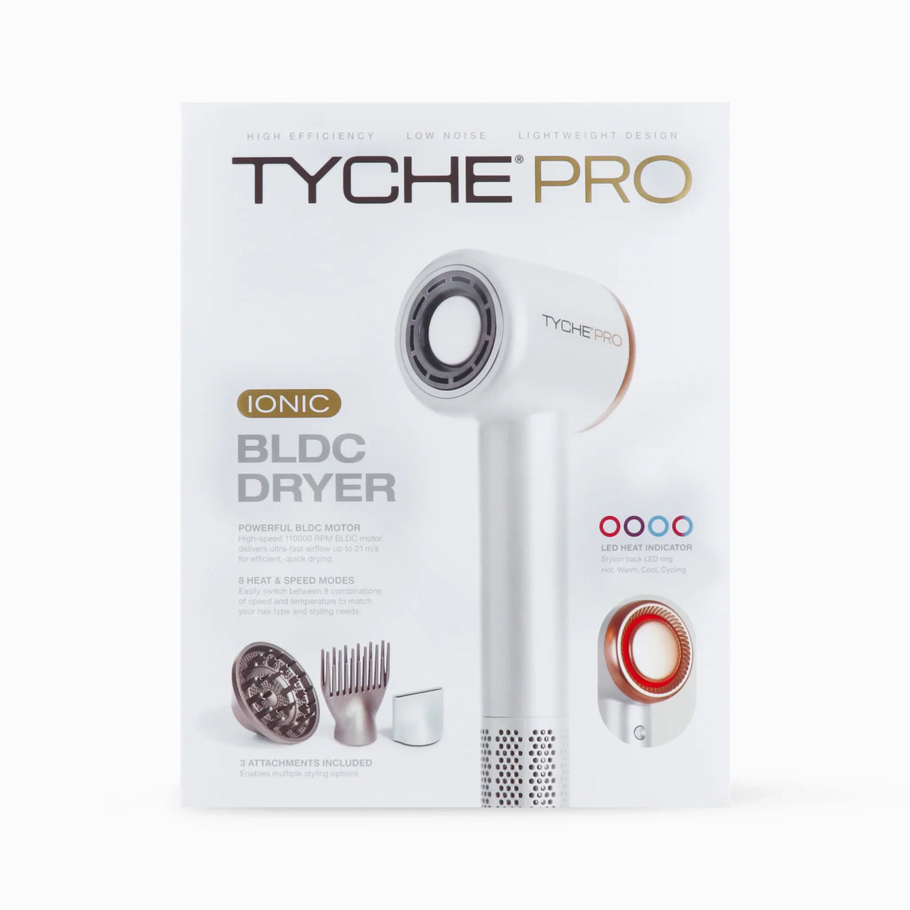 Tyche Pro Ionic BLDC Dryer HDBL03GY - Elevate Styles