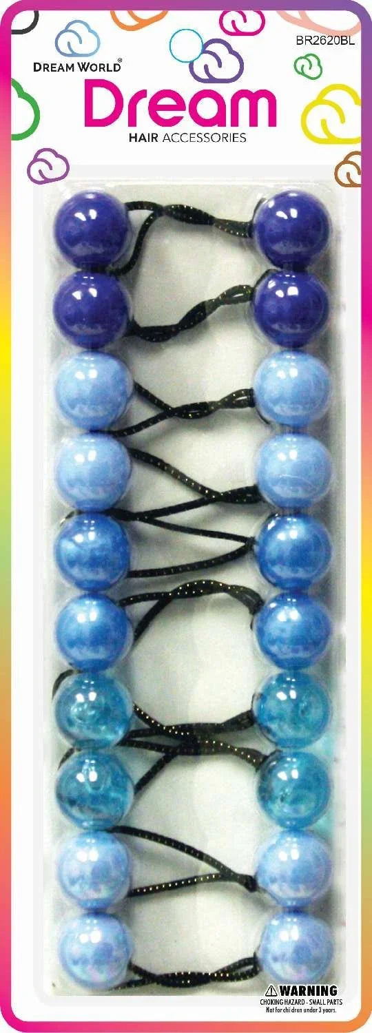 Dream World Hair Barrettes – Blue Mix (BR2620BL)
