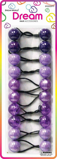 Thumbnail for Dream World Hair Barrettes – Purple/Pink Mix (BR2620PP)
