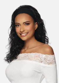 Thumbnail for Black Rose 100% Human Hair Headband Wig Deep Curl 18
