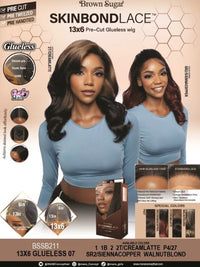 Thumbnail for Mane Concept Brown Sugar Skin Blond Lace 13x6 Lace Front Wig Glueless07 BSSB211 - Elevate Styles