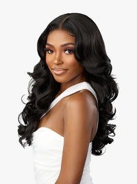 Thumbnail for Sensationnel Butta Lace Front Human Hair Blended Lace Front Wig Butta Volume Curl 22