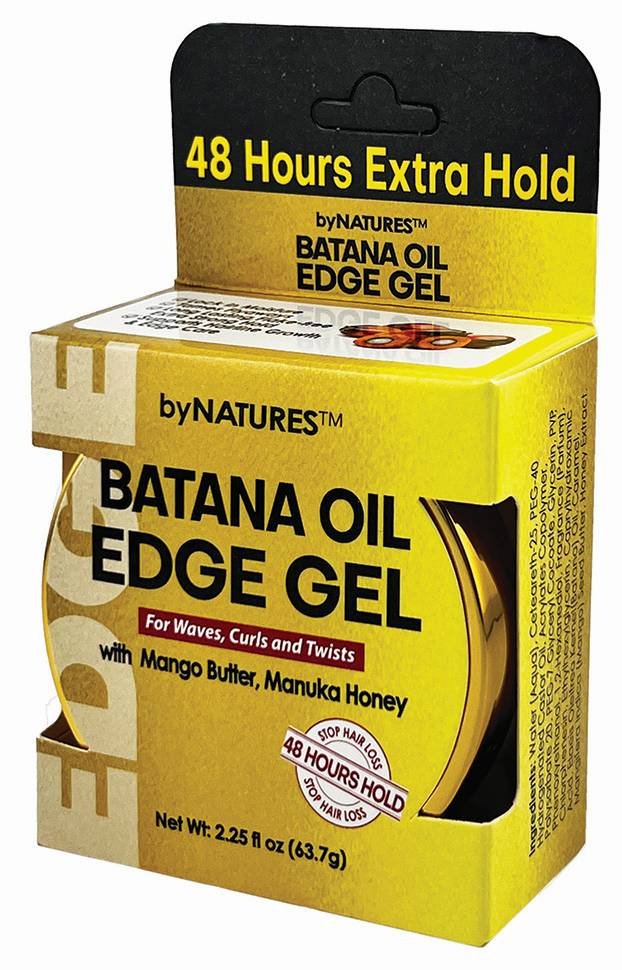 byNATURE Batana Oil Edge Gel – 48 Hour Extra Hold with Mango Butter & Manuka Honey (2.25 fl. oz.) - Elevate Styles