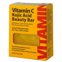 Thumbnail for By Natures Vitamin C Kojic Acid Beauty Bar Soap & Shampoo Bar 5.5 oz. - Elevate Styles