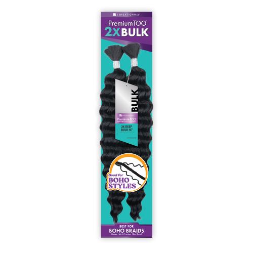 Sensationnel Premium Too Human Hair & Premium Fiber Blend - 2X Deep Bulk 14"