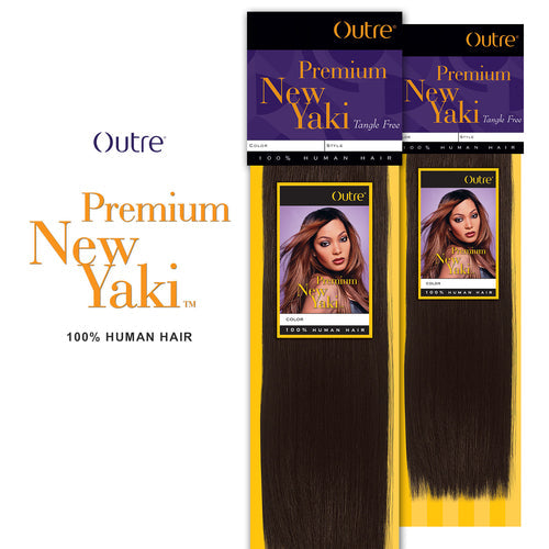 Outre Premium New Yaki 100% Human Hair - Elevate Styles