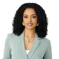 Thumbnail for Outre EverRoot 100% Unprocessed Human Hair Half Wig – HH-Water Curls 14