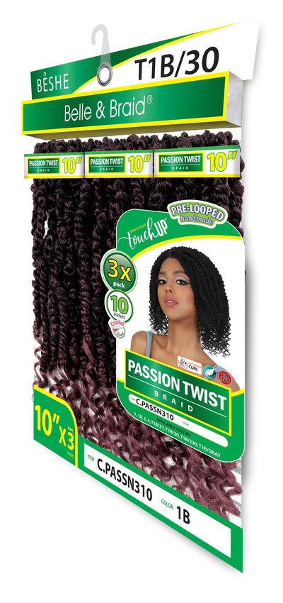 Beshe Belle & Braid Touch Up Pre-Looped Handmade Passion Twist Braid C.PASSN310 - Elevate Styles
