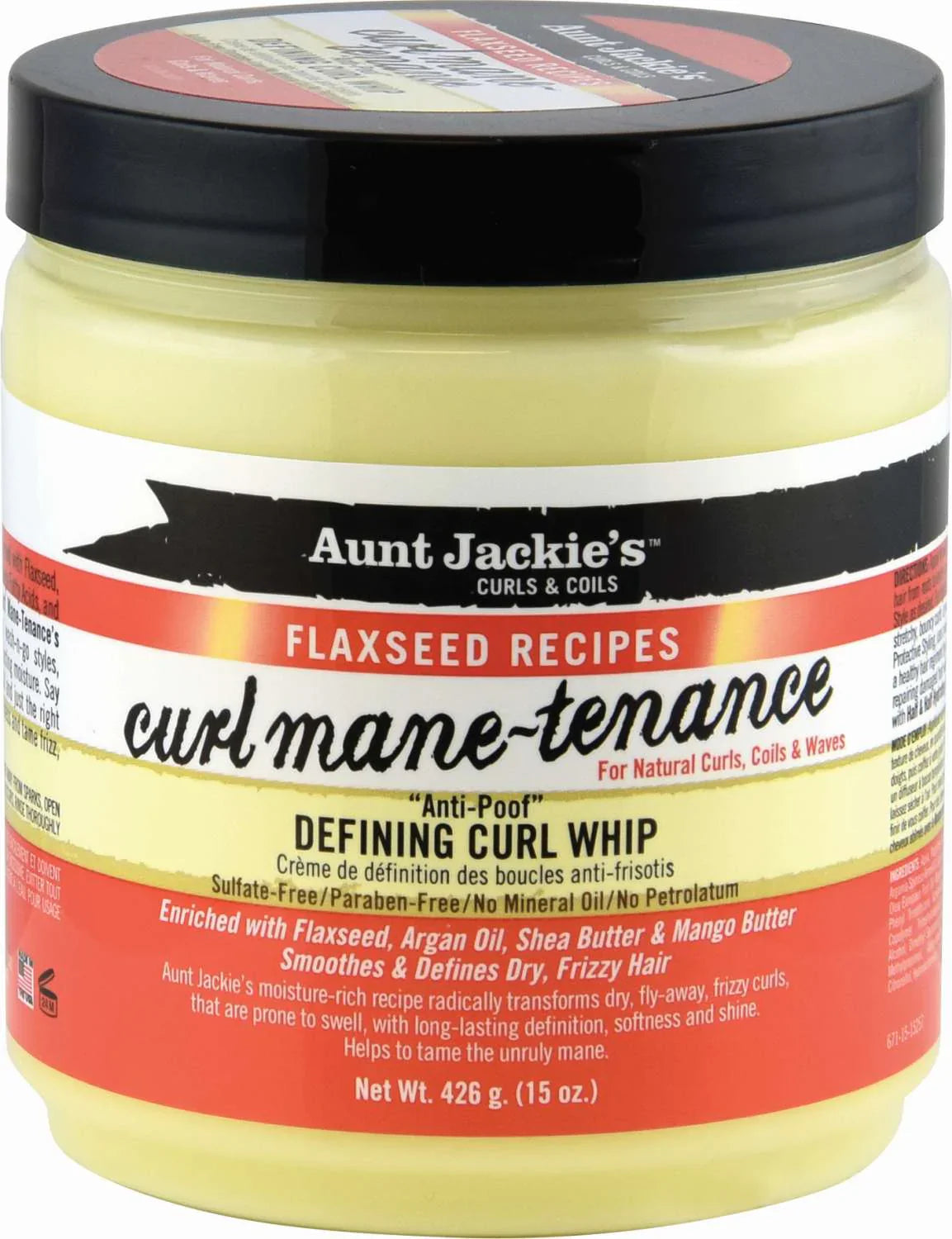 Aunt Jackie’s Curl Mane-Tenance Defining Curl Whip – 15 oz - Elevate Styles