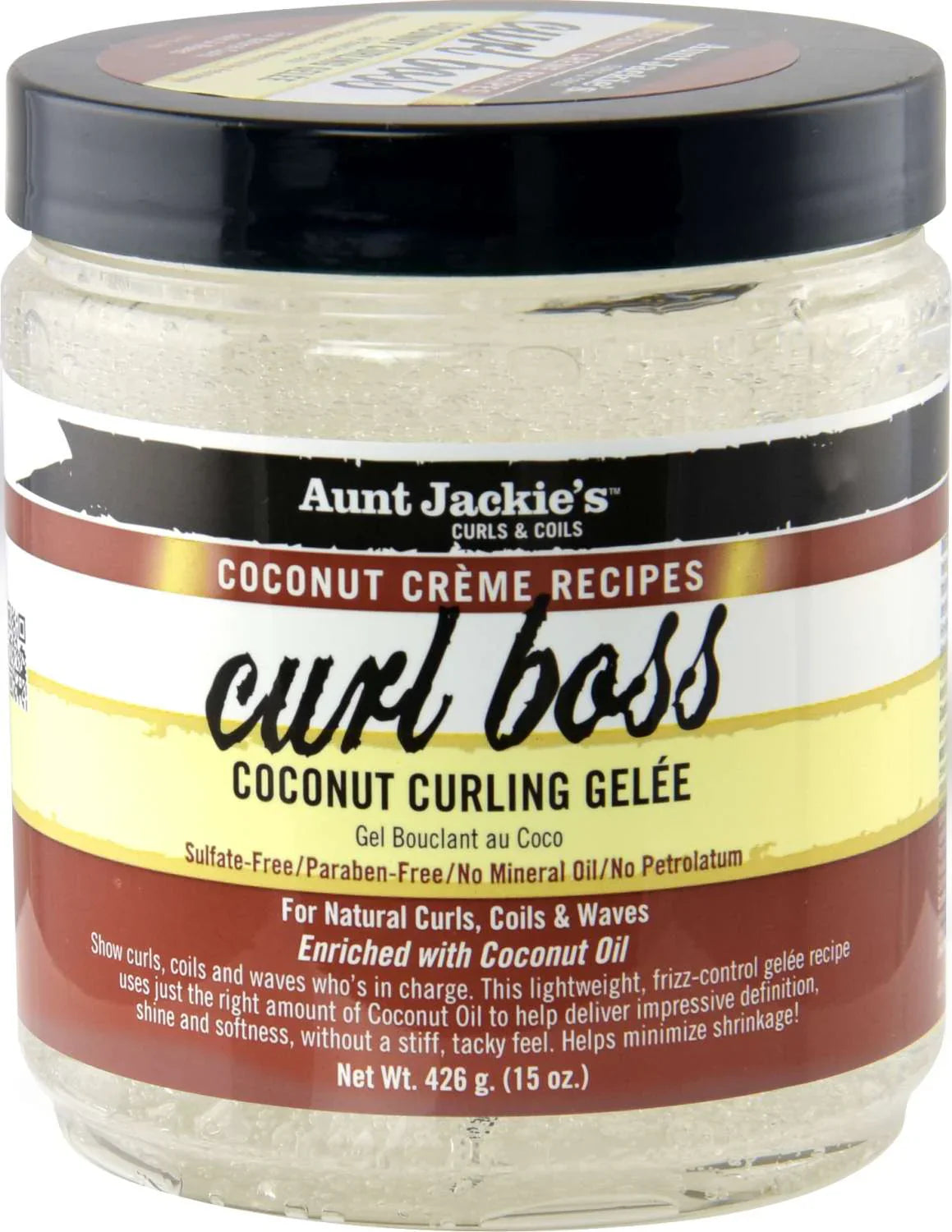 Aunt Jackie's Curl Boss Coconut Curling Gelée – 15 oz Elevate Styles