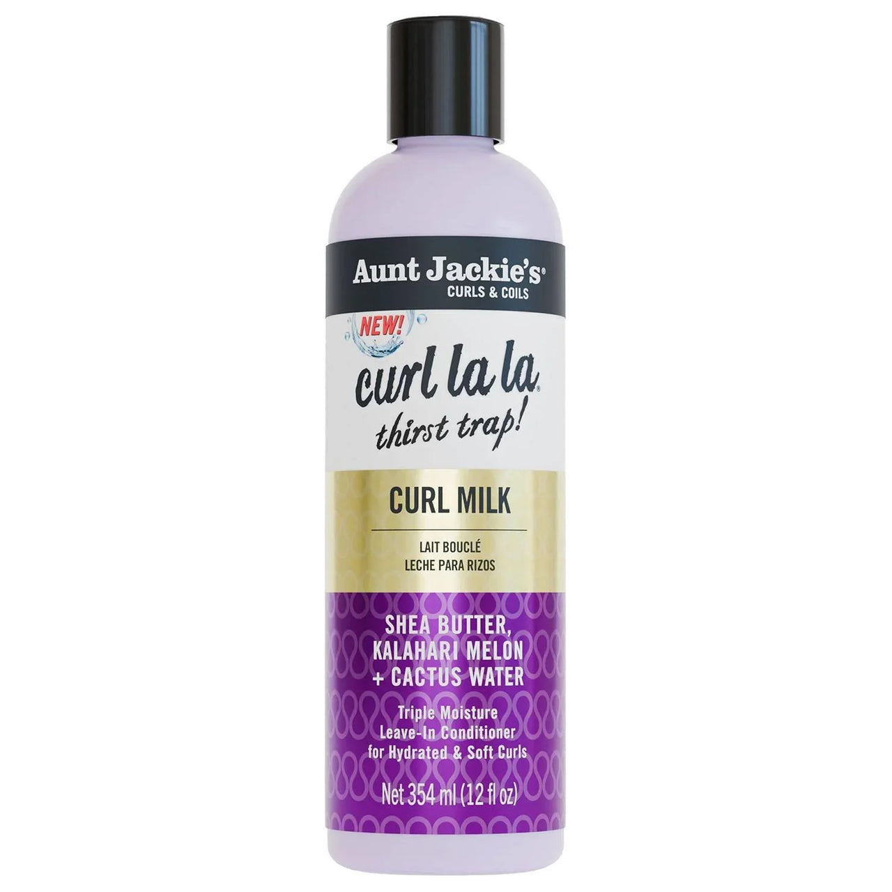 Aunt Jackies Curl La La Thirst Trap Curl Milk Leave In Conditioner 12 oz - Elevate Styles