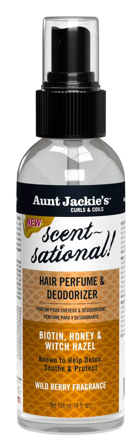 Aunt Jackie’s Scent-sational! Hair Perfume & Deodorizer – Wild Berry – 4 oz - Elevate Styles