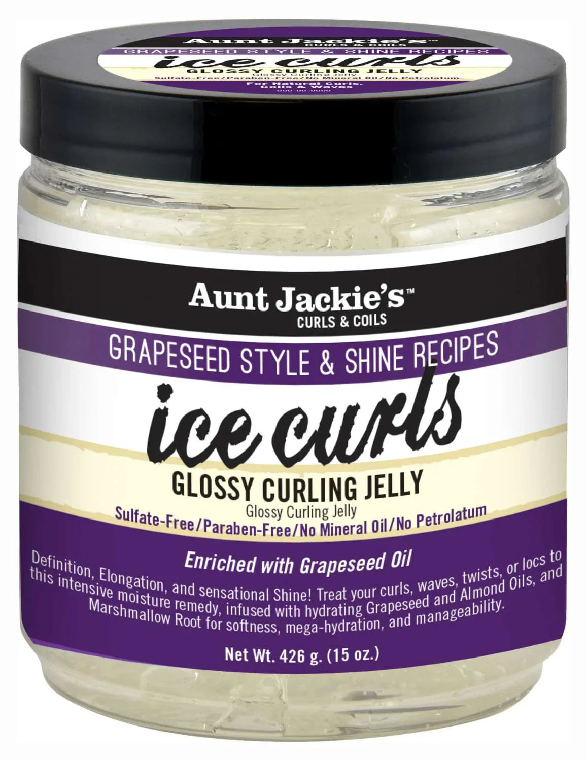 Aunt Jackie’s Ice Curls Glossy Curling Jelly – 15 oz - Elevate Styles