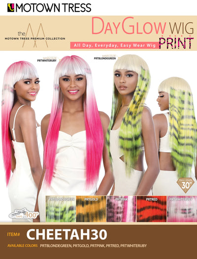 MOTOWN TRESS DAY GLOW WIG - CHEETAH30 - Elevate Styles
