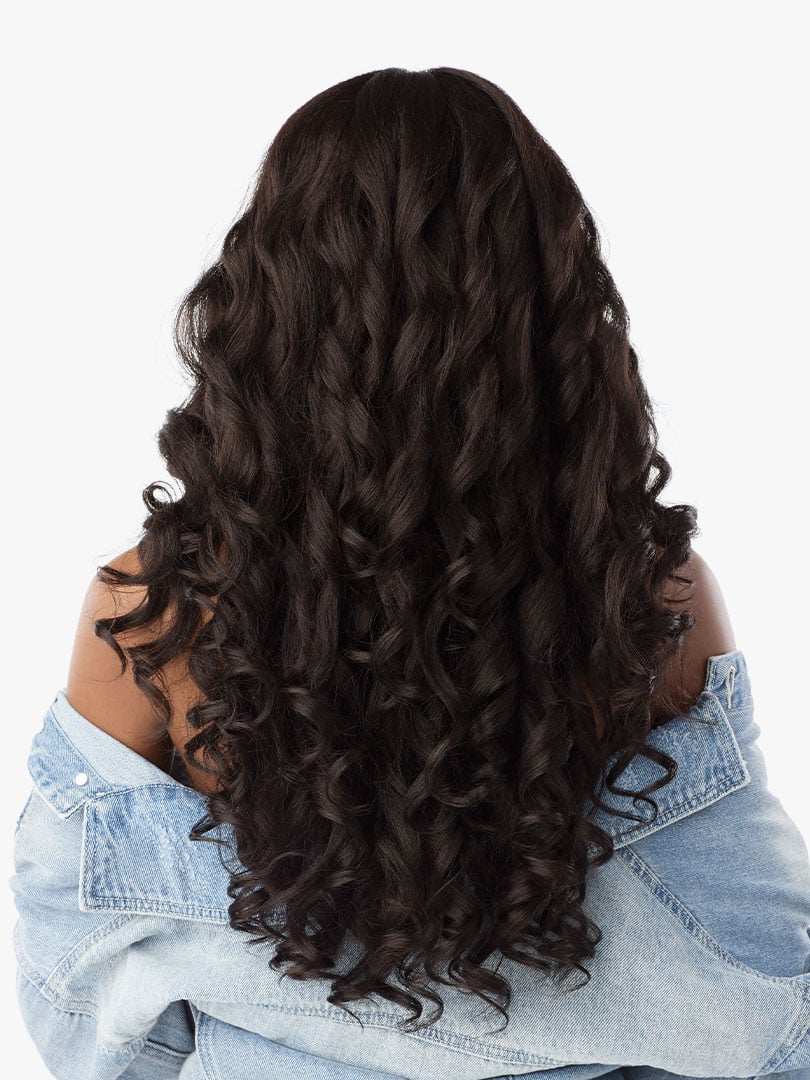 Sensationnel Curls Kinks & Co Kinky Edges Y Part Kinky Loose Spiral 24" Lace Front Wig KEYPKLSP24 - Elevate Styles