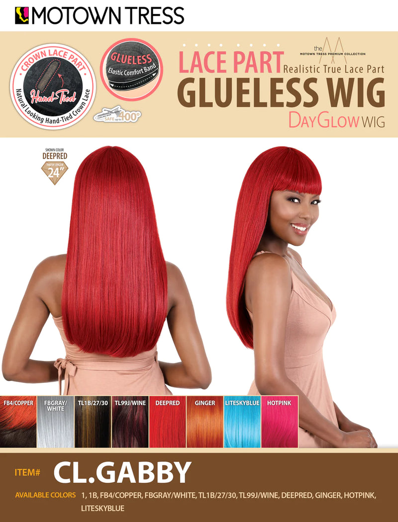 Motown Tress Day Glow Lace Part Glueless Wig CL. Gabby - Elevate Styles