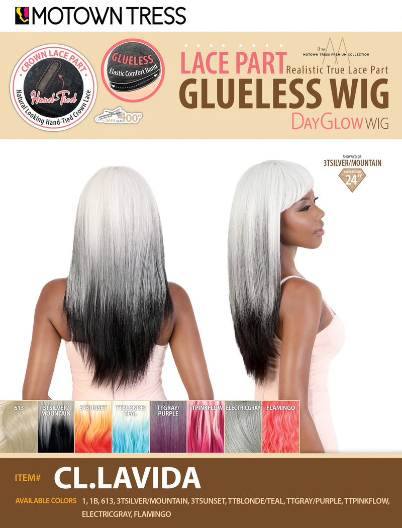 Motown Tress Day Glow Lace Part Glueless Wig CL. Lavida - Elevate Styles